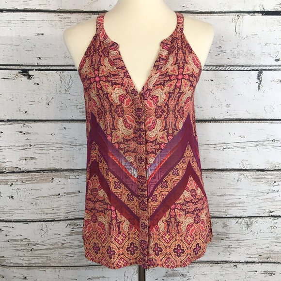 Sanctuary Border Print Shell Top - Picture 5 of 8